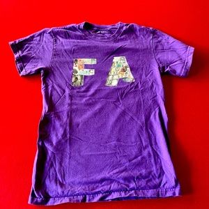 Fucking Awesome Purple FA Tee. size small